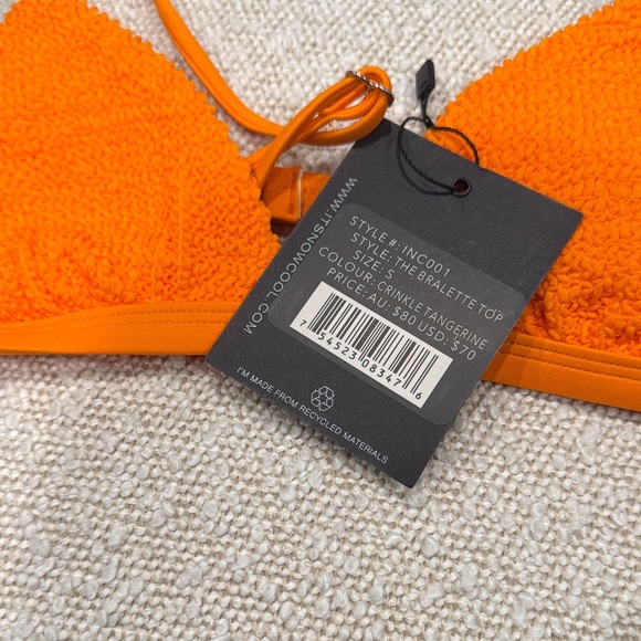 It’s now Cool Crinkled Orange Bikini Set - Picture 9 of 11